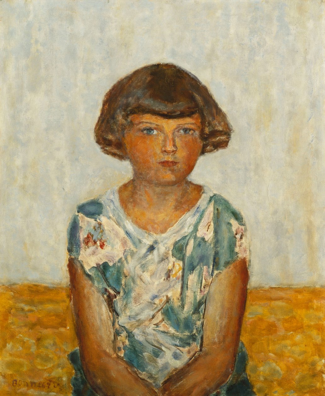 Porträt eines jungen Mädchens von Pierre Bonnard