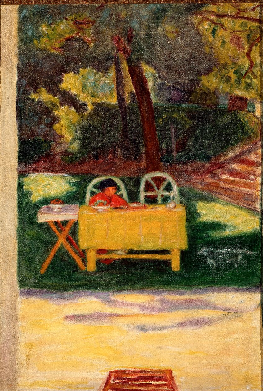 Verkostung im Garten von Pierre Bonnard