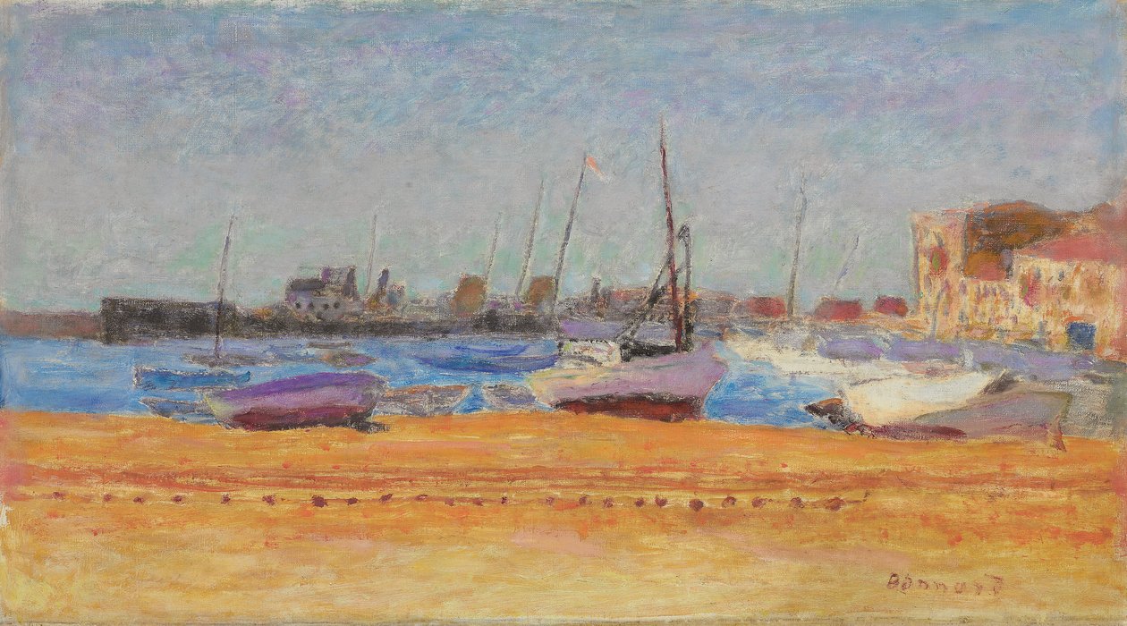 Der Hafen von Cannes; Le port de Cannes, ca. 1924 von Pierre Bonnard