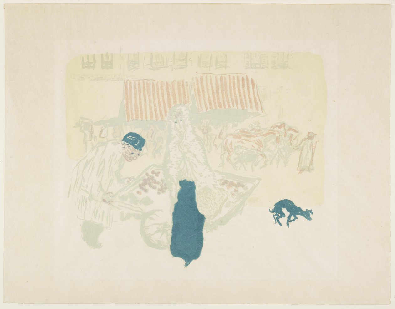 Der Gemüsehändler, ca. 1897 (veröffentlicht 1899) von Pierre Bonnard
