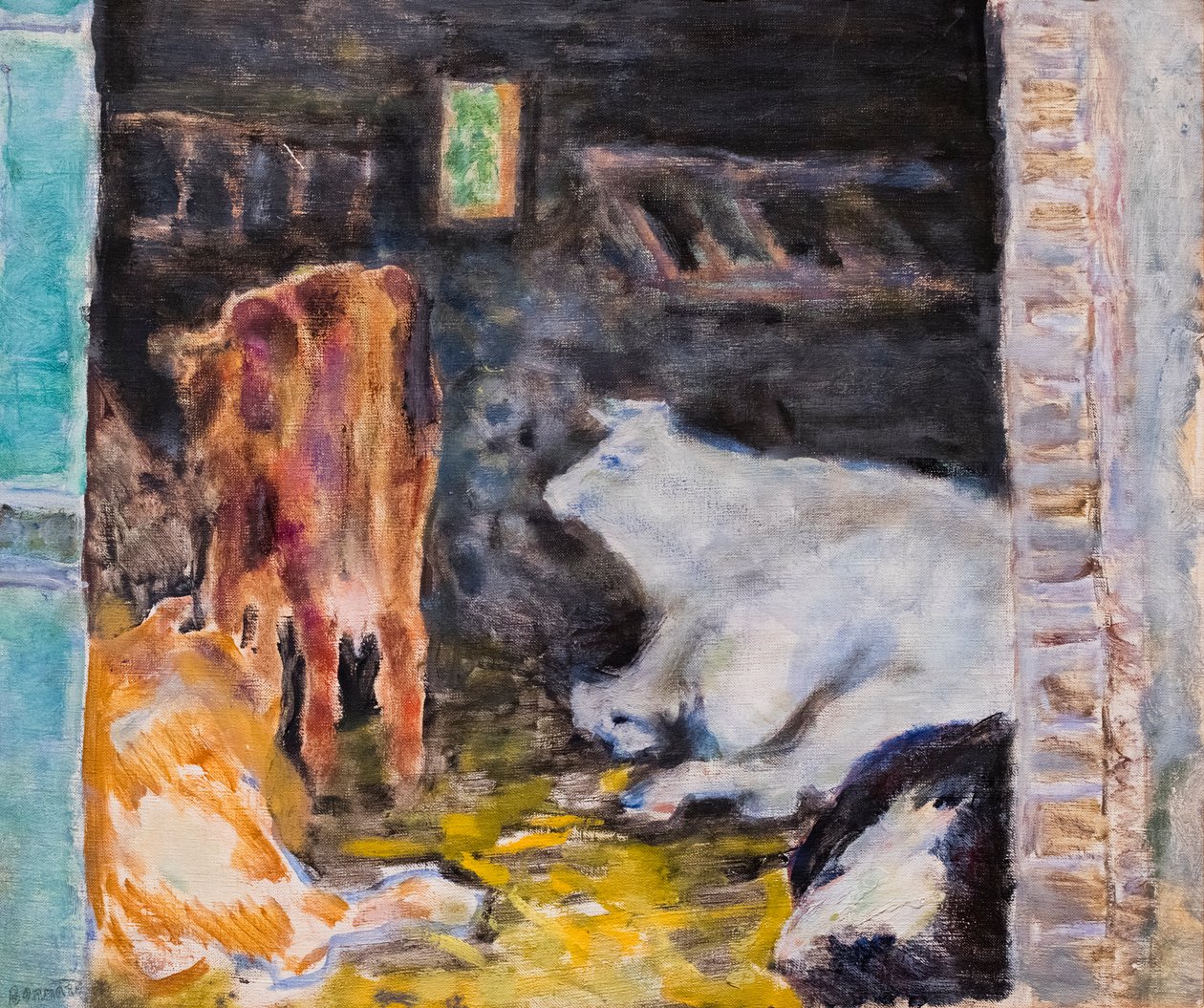 Der Stall, ca. 1912 von Pierre Bonnard
