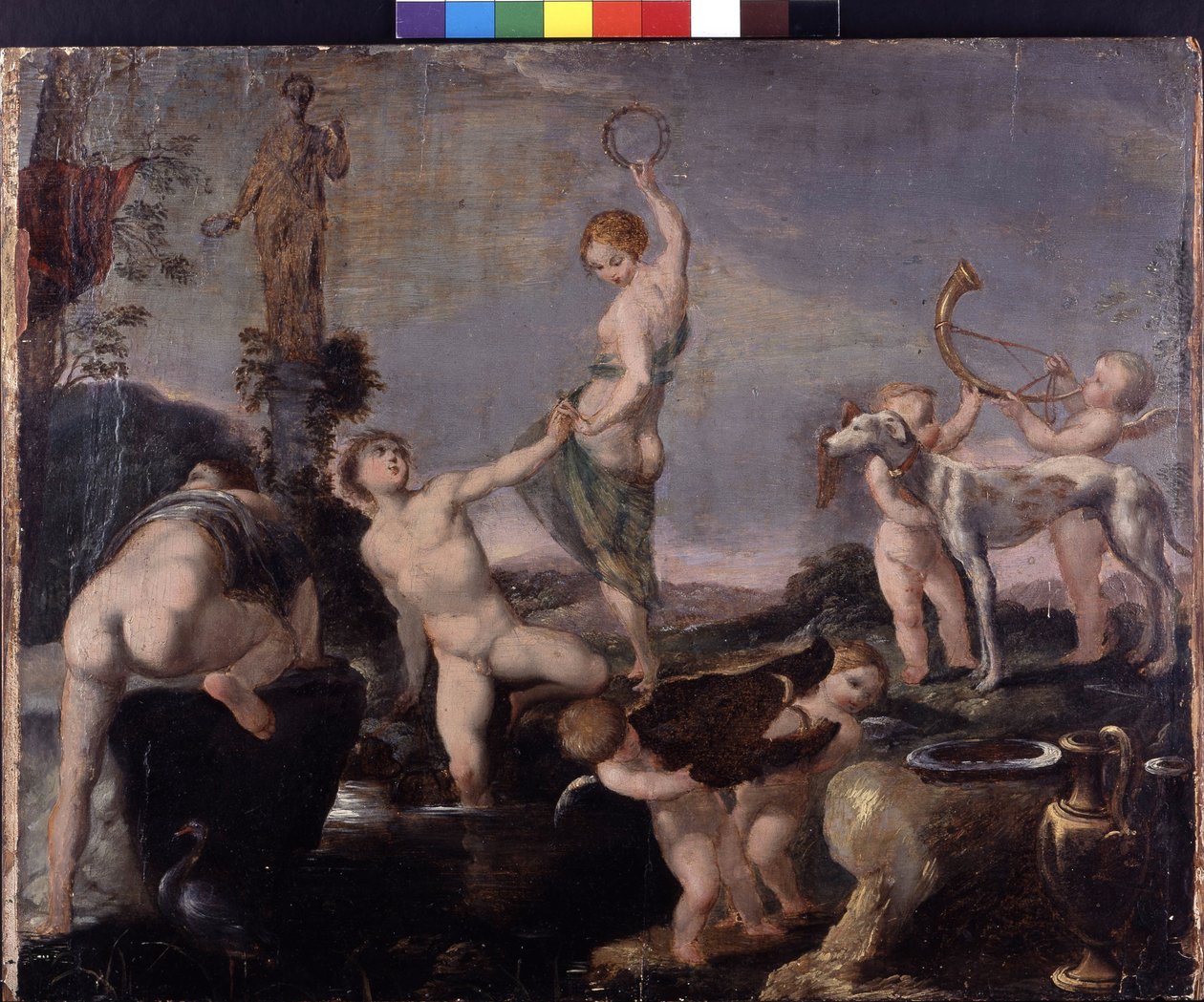Die Jagd des Meleager mit dem Wildschwein von Pierre Brebiette