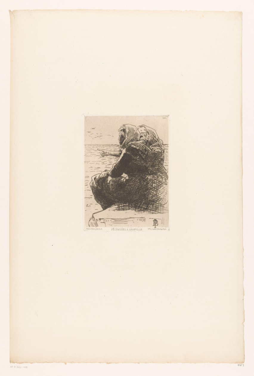 Rastende Frauen an der Küste von Pierre Celestin Billet