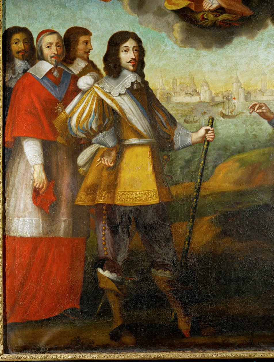 Der Einzug von Ludwig XIII. in die Festung La Rochelle von Pierre Courtillaud