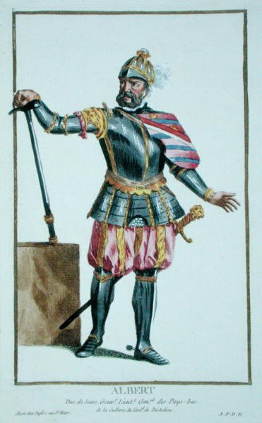 Albert der Kühne (1443-1500) Herzog von Sachsen aus 