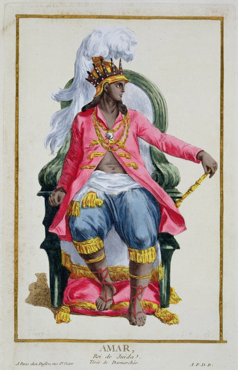 Amar, König von Ouidah, aus 