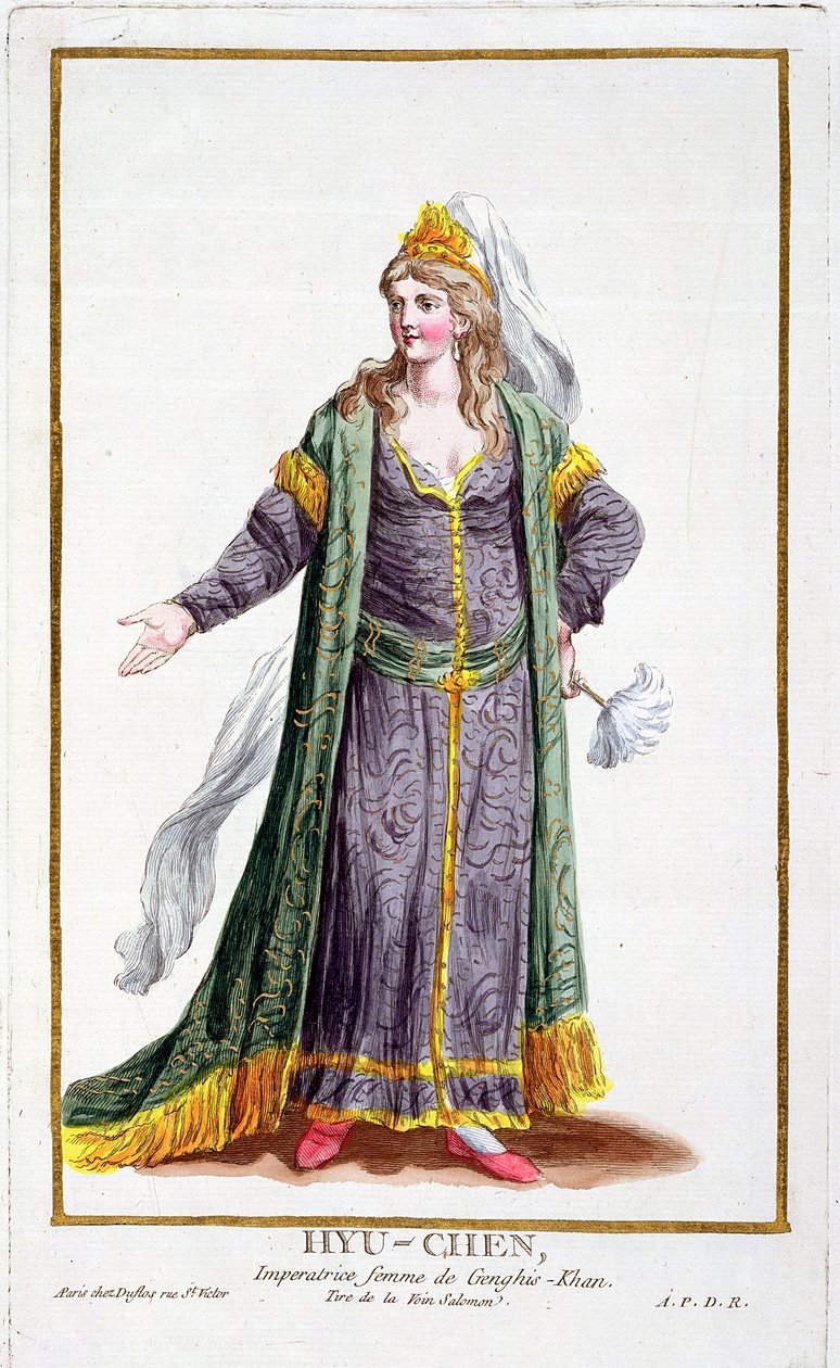 Hyu-Chen, Frau von Dschingis Khan, aus 