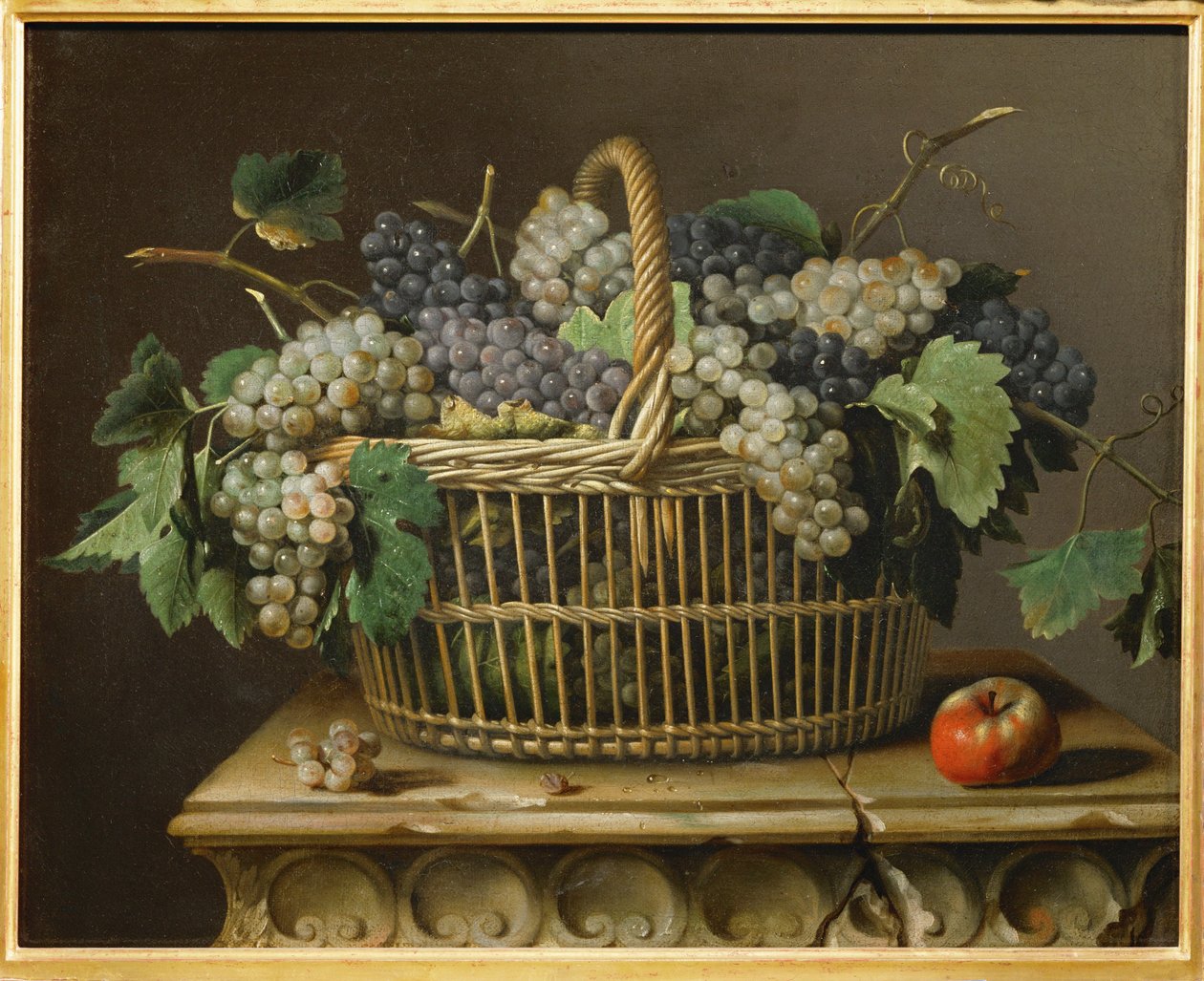 Panier de raisins von Pierre Dupuis