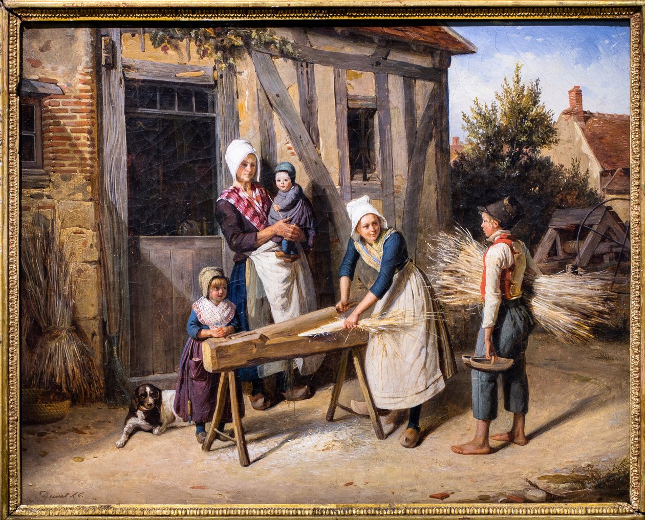Die Bauernfamilie von Pierre Duval Le Camus