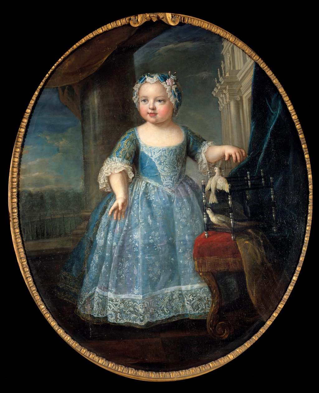 Porträt von Louise Marie von Frankreich, genannt Madame, dritte Tochter von Ludwig XV. Gemälde von Pierre Gobert, 18. Jahrhundert von Pierre Gobert