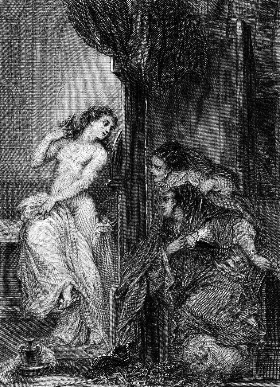 Die Geschichte von Jenni, von Voltaire von Pierre Gustave Eugene (1817-82) Staal
