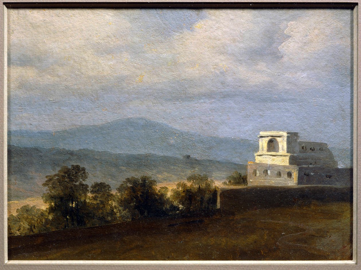 In der Villa Borghese: der Pavillon von Pierre Henri de Valenciennes