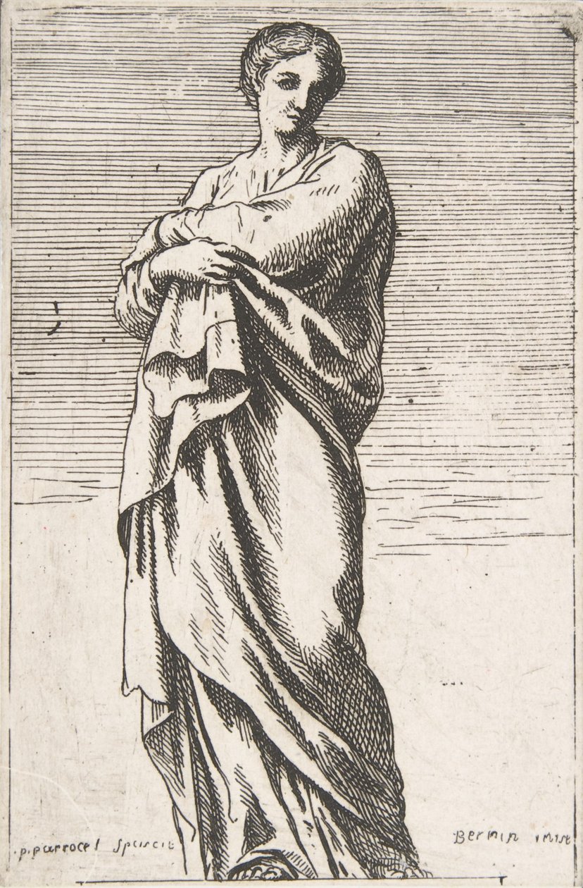 Stehende weibliche Figur von Pierre Ignace Parrocel