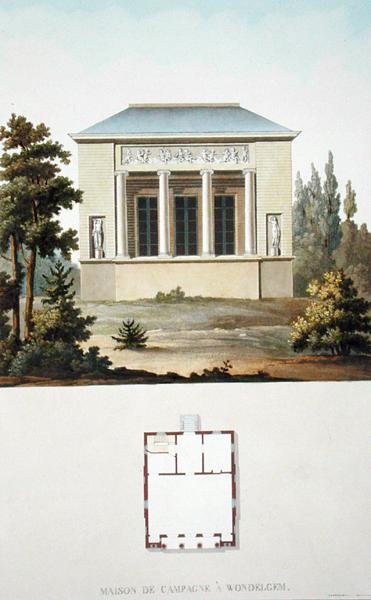 Landhaus in Wondelgem, aus 