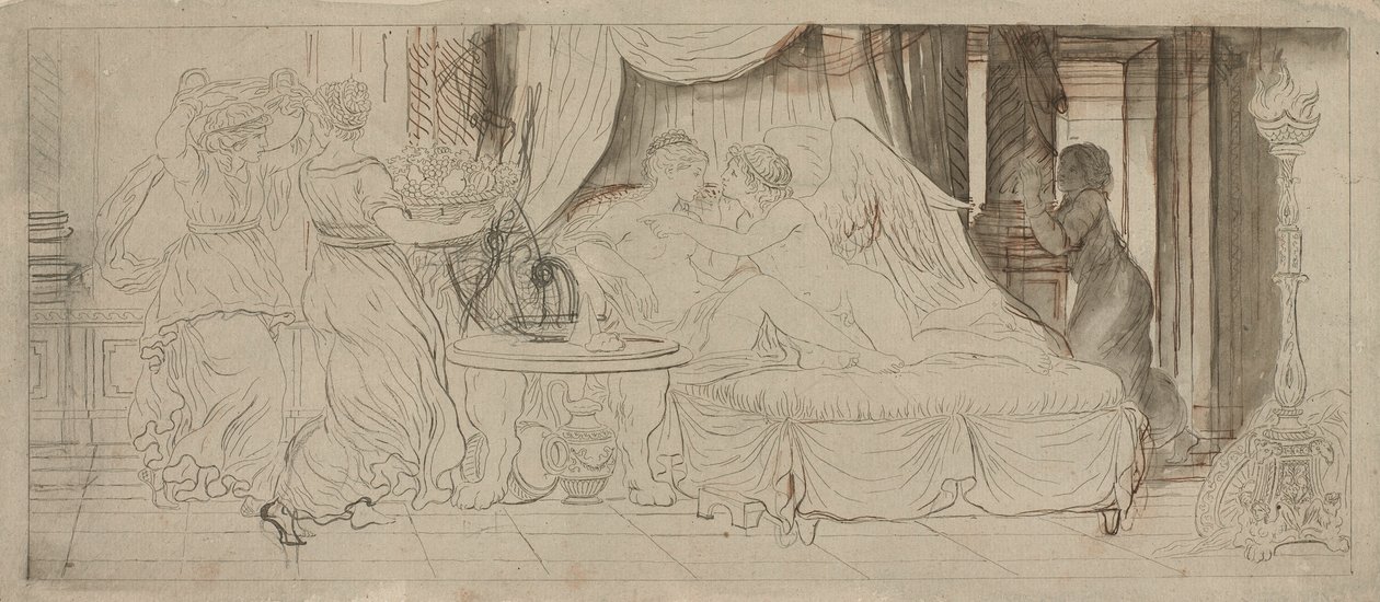 Amor und Psyche von Pierre Lelu