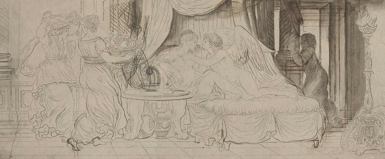 Amor und Psyche von Pierre Lelu