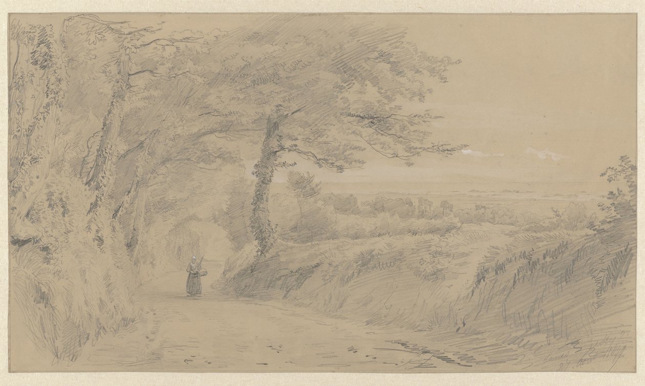 Landschaft auf Jersey von Pierre Louis Dubourcq