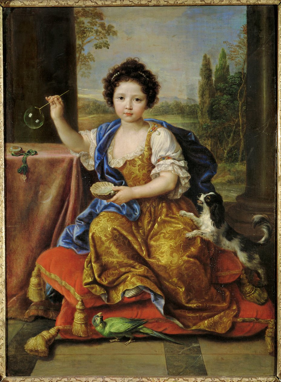 Anne de Bourbon, genannt Mademoiselle de Blois, Tochter von Ludwig XIV. und Mlle von Pierre Mignard