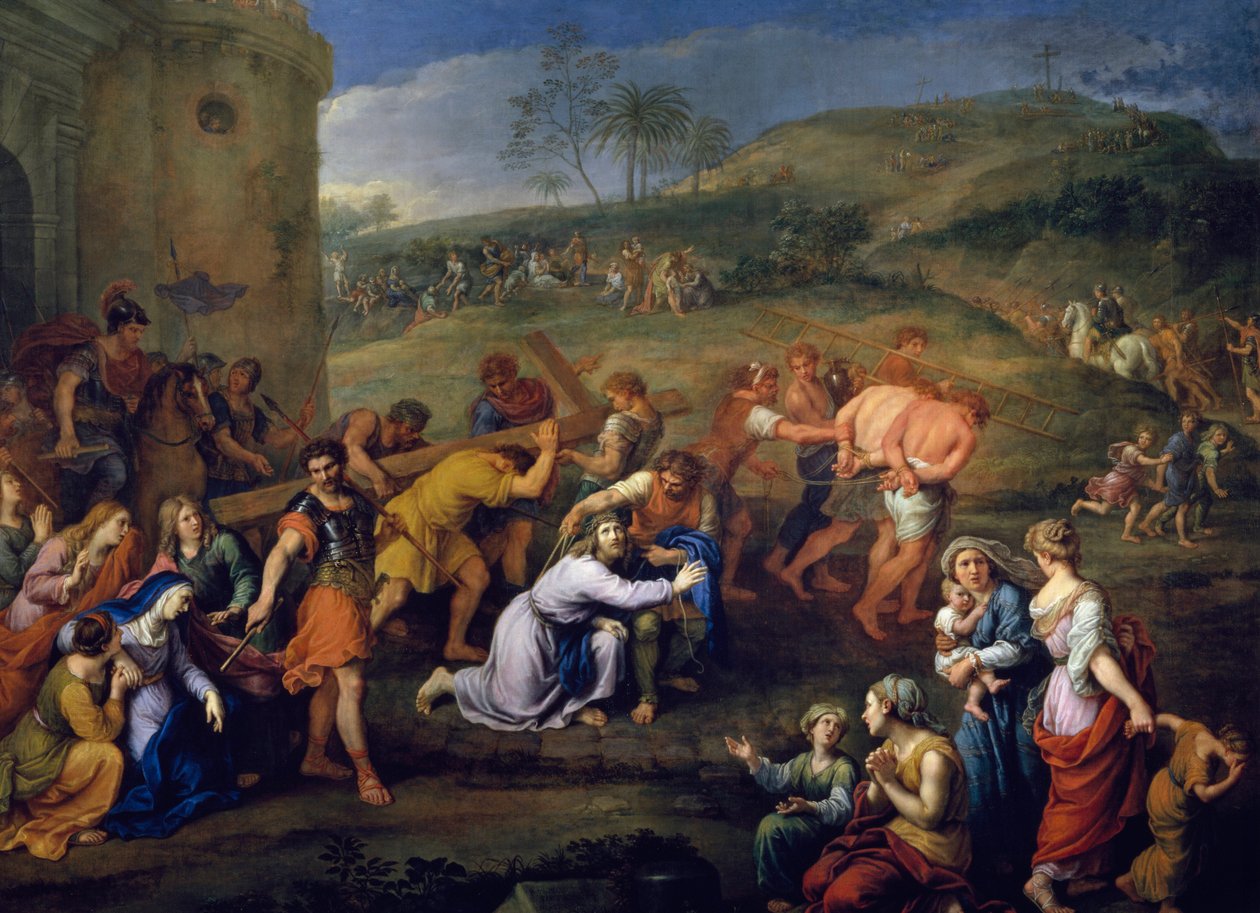 „Jesus auf dem Weg nach Golgatha“ (Das Tragen des Kreuzes) von Pierre Mignard