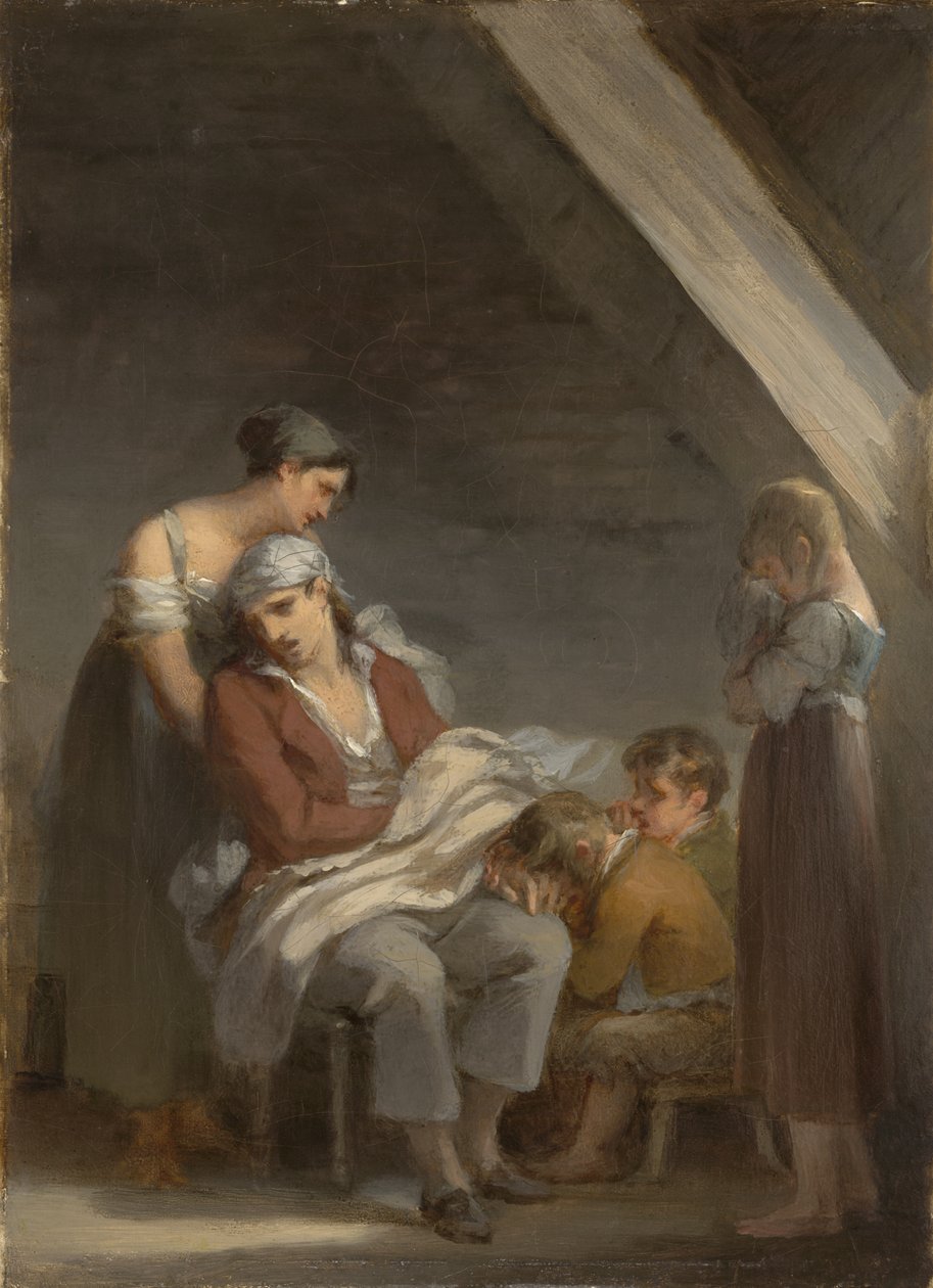 Eine Familie in der Verzweiflung von Pierre-Paul Prudhon