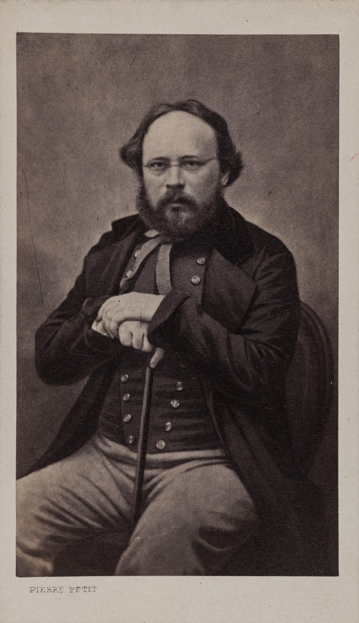 Porträt von Pierre-Joseph Proudhon 1809-1865, ca. 1860 von Pierre Petit