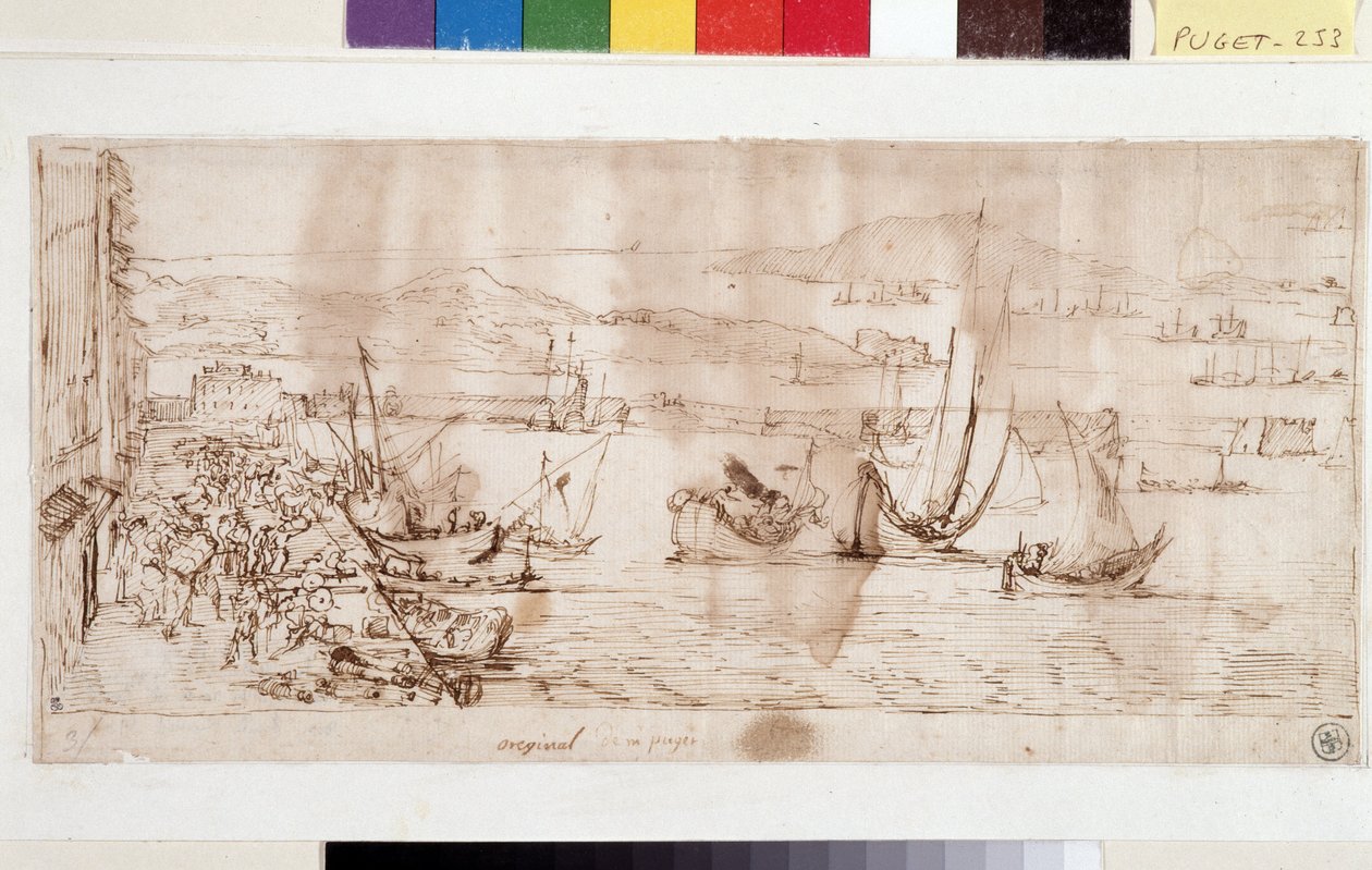 Der Hafen von Toulon von Pierre Puget
