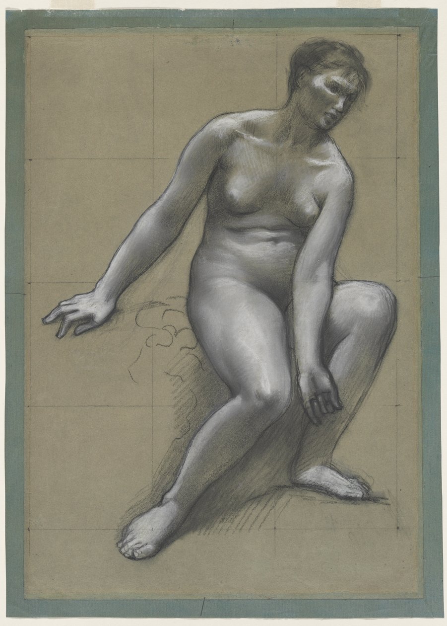 Studie für die Mutter in Die Familie des Fischers von Pierre Puvis de Chavannes