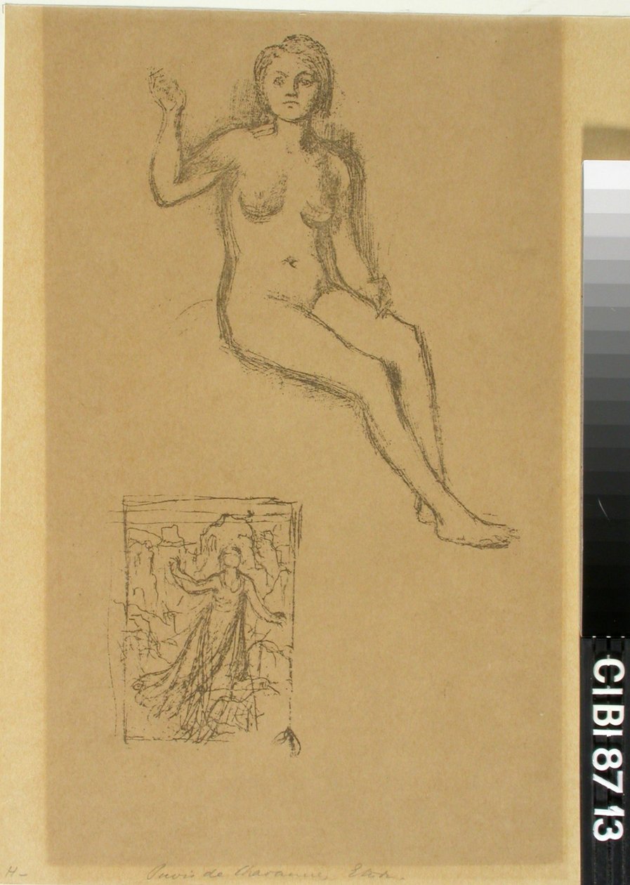 Ohne Titel von Pierre Puvis de Chavannes