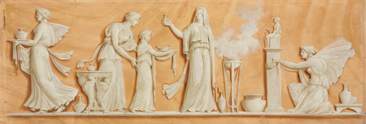 Übermalung, 1790er Jahre von Pierre Rousseau