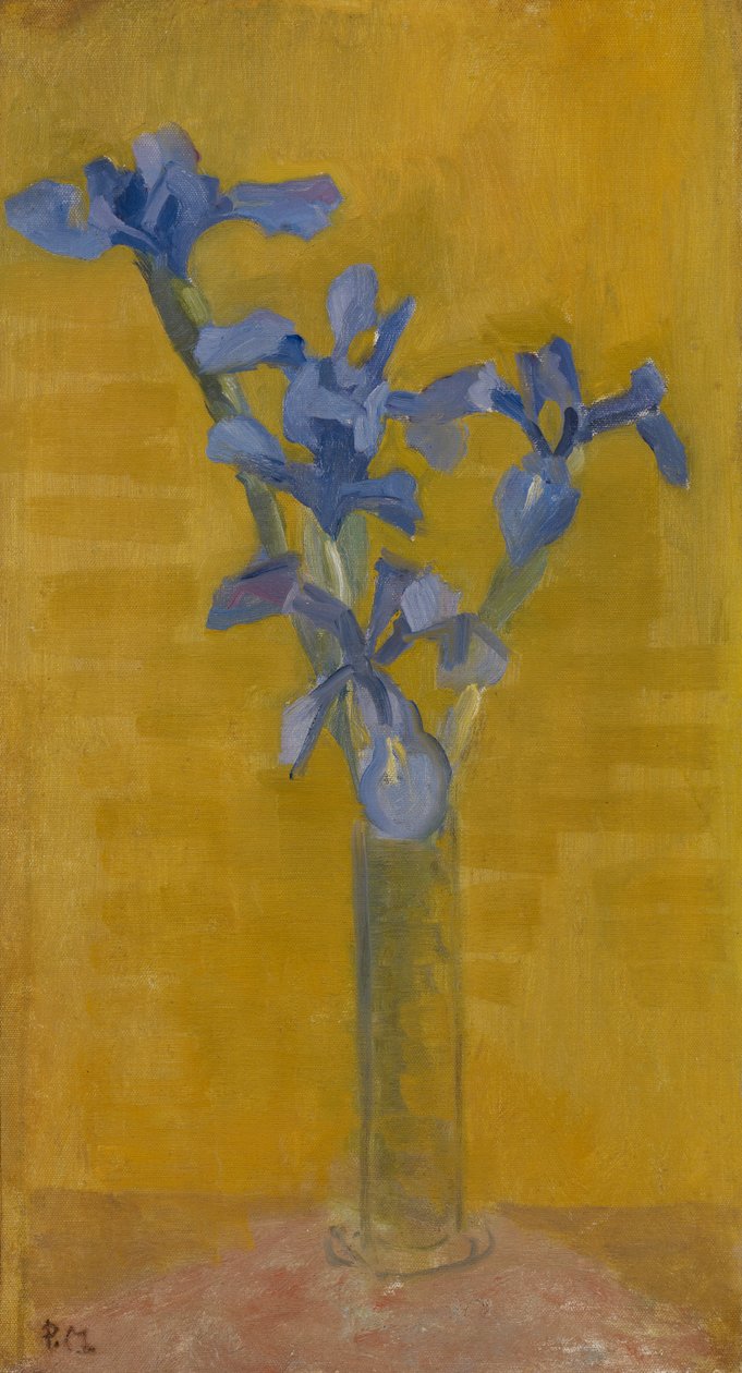 Schwertlilien, um 1910 von Piet Mondrian