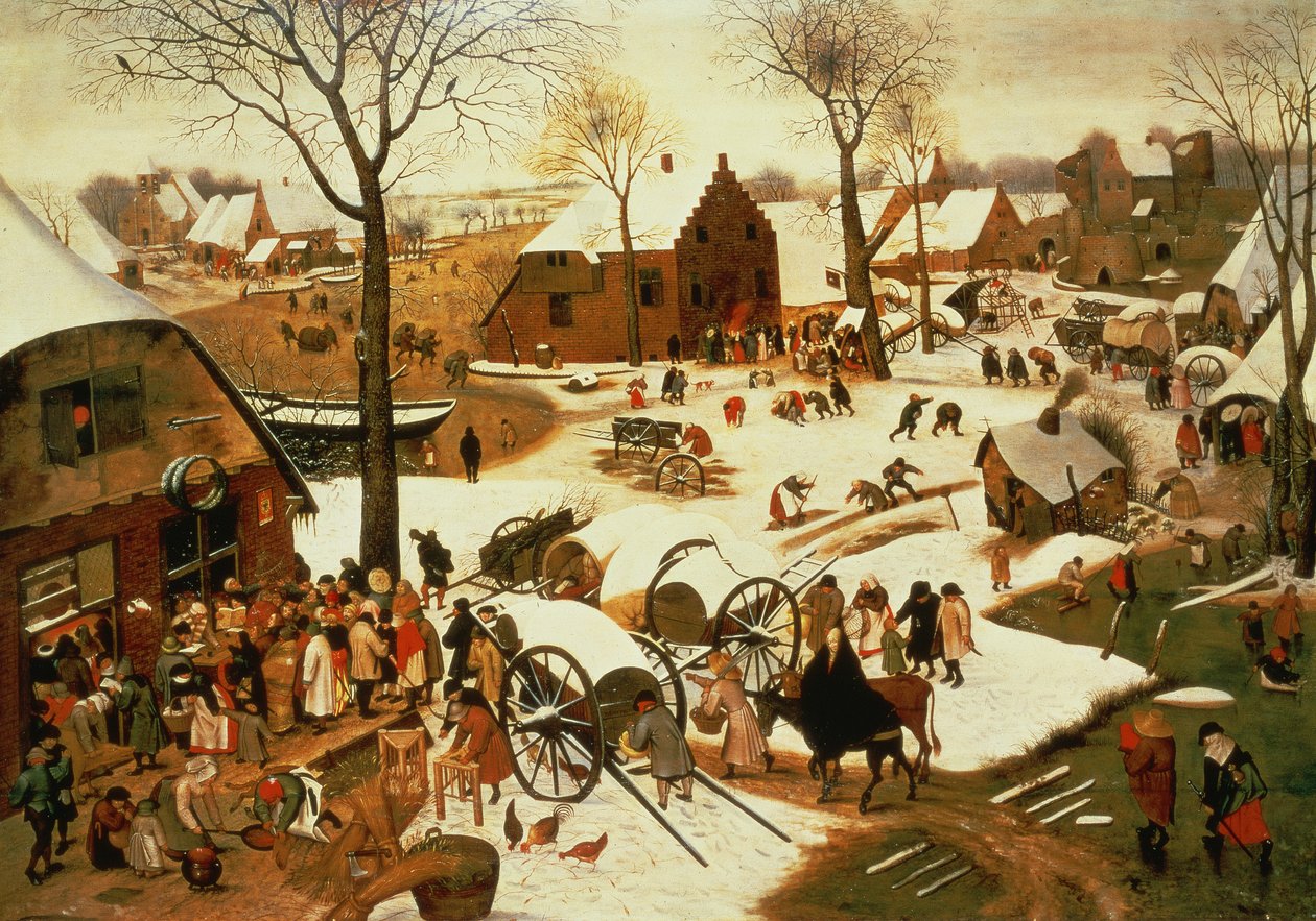 Volkszählung in Bethlehem von Pieter Bruegel the Elder