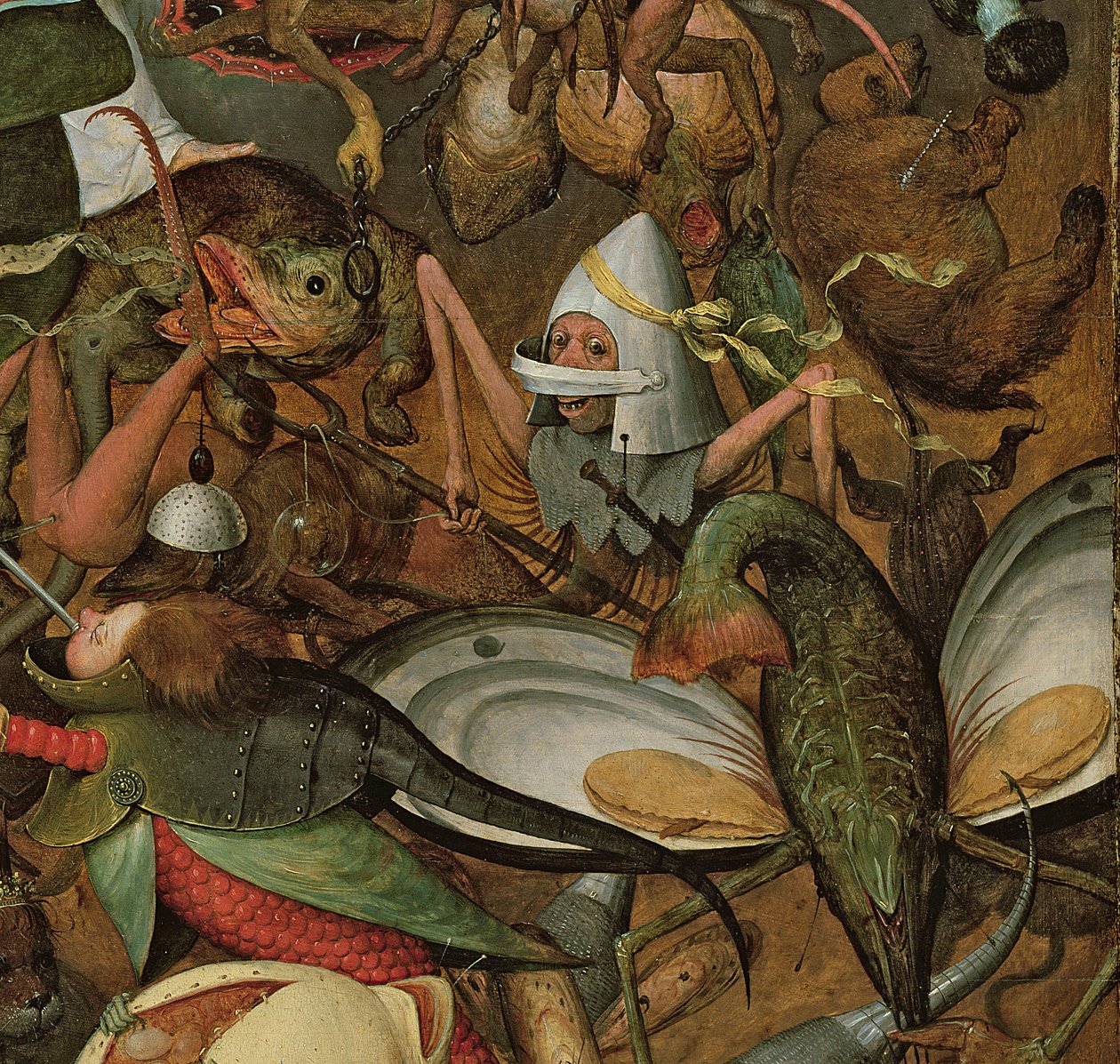 Der Sturz der rebellischen Engel, 1562 (Detail) von Pieter Bruegel the Elder