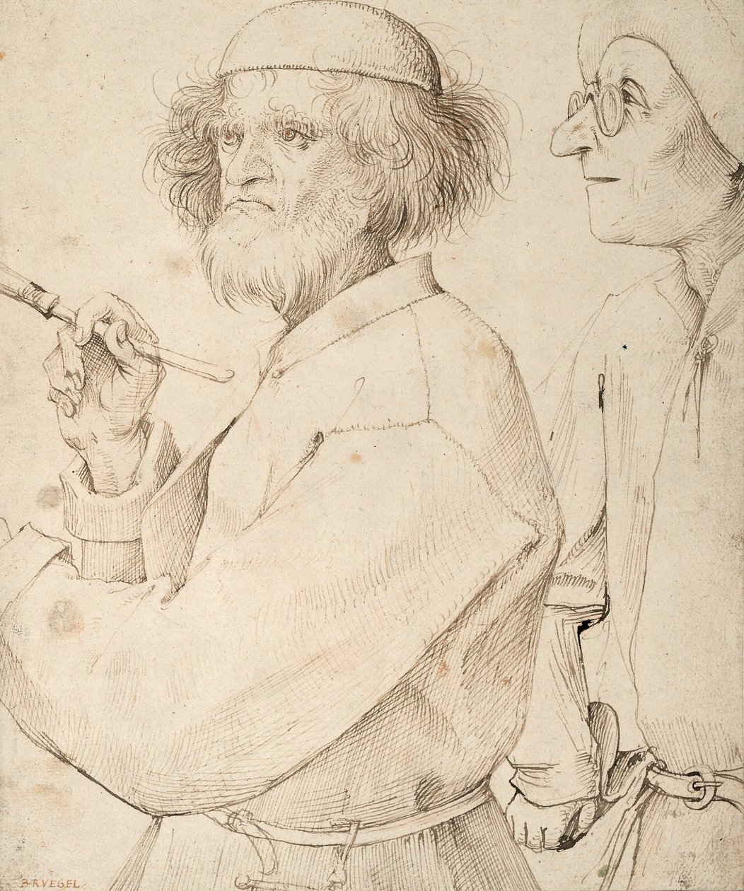 Der Maler und der Käufer, 1565 von Pieter Bruegel the Elder