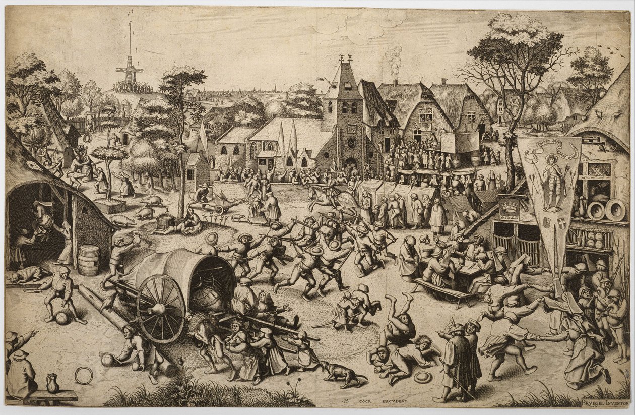 Der Jahrmarkt am Georgstag von Pieter Bruegel the Elder