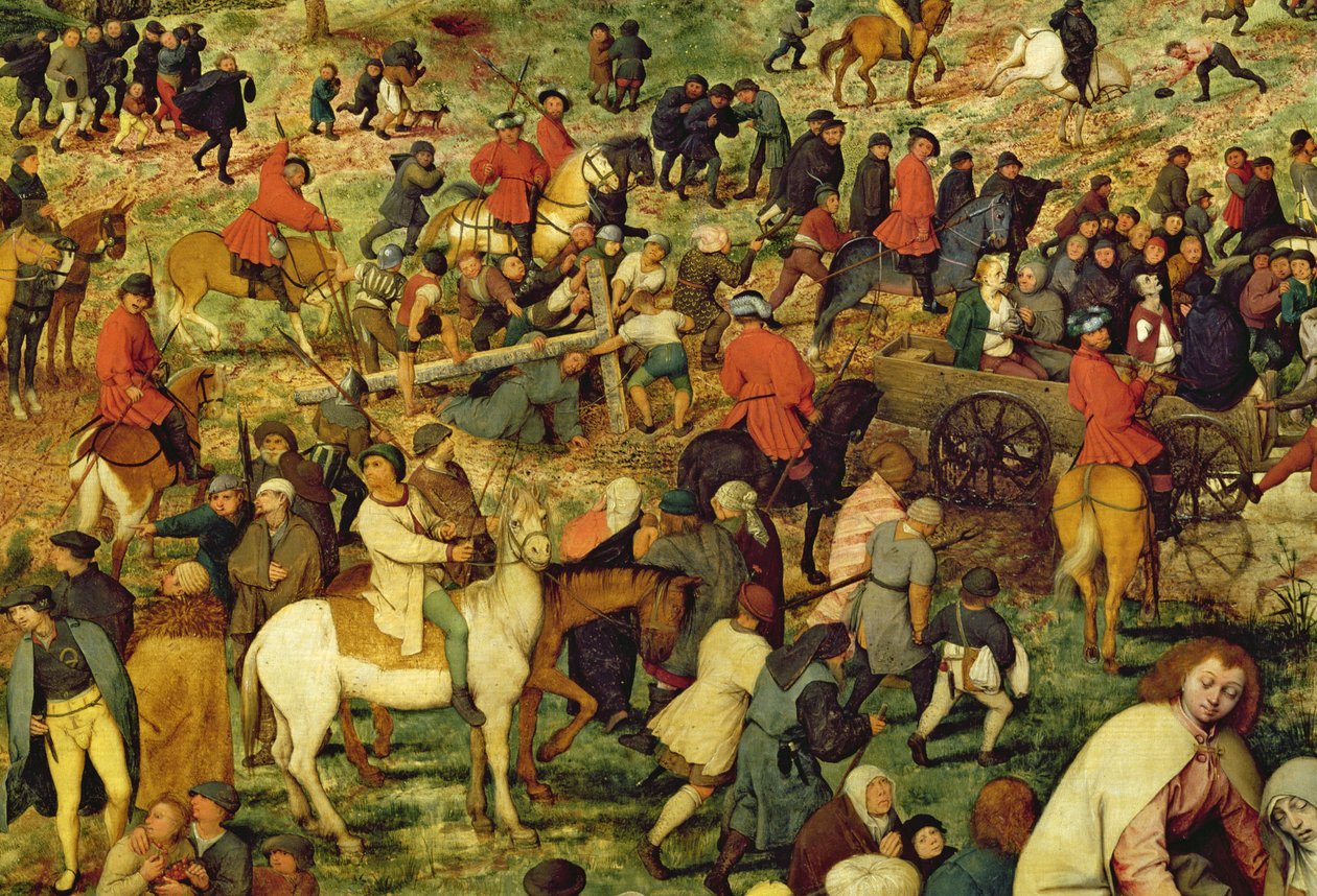 Der Kreuzweg, 1564 (Detail) von Pieter Bruegel the Elder