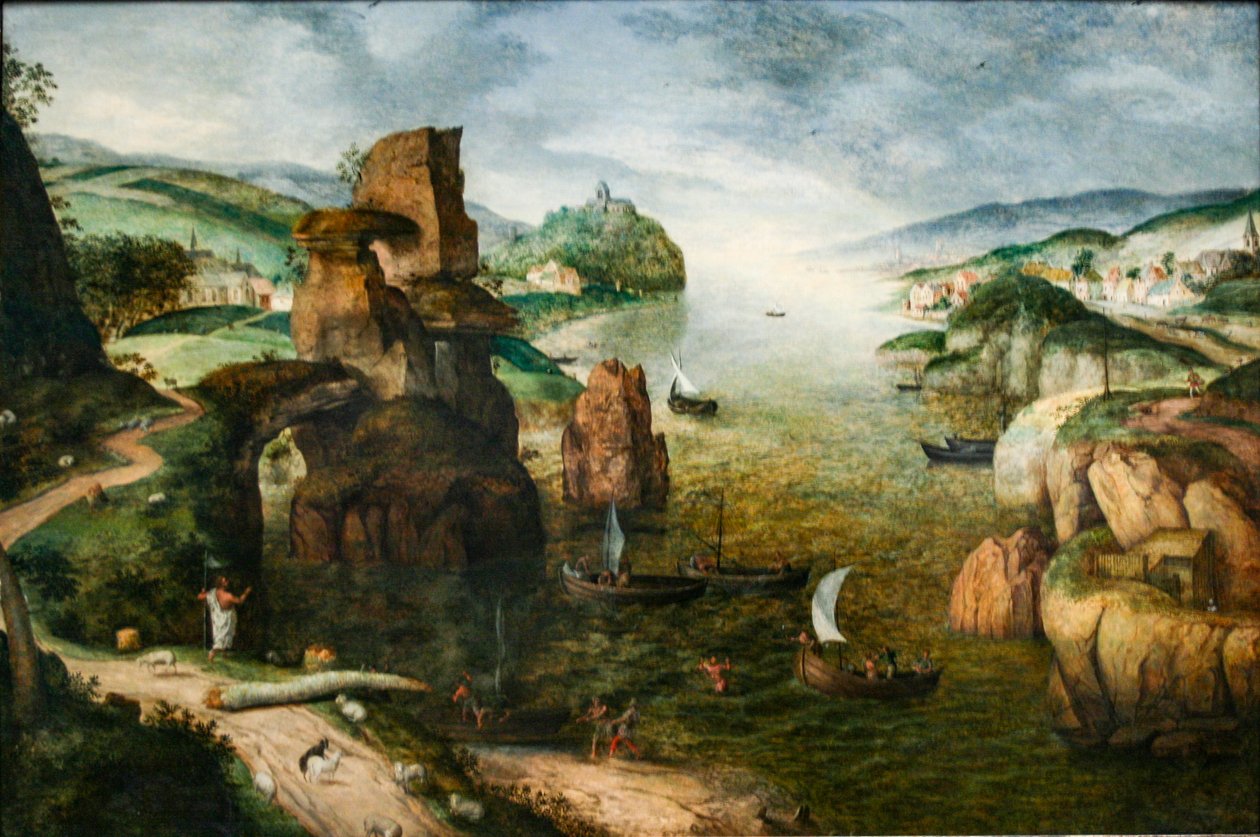 Christus und die Apostel am See Genezareth von Pieter Brueghel the Elder