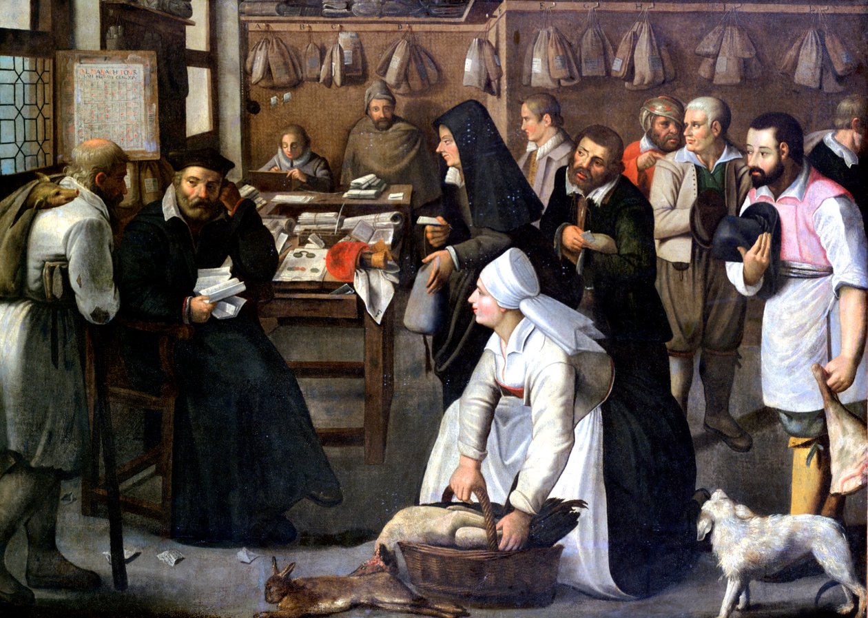 Der Verkauf der Natur von Pieter Brueghel the Younger