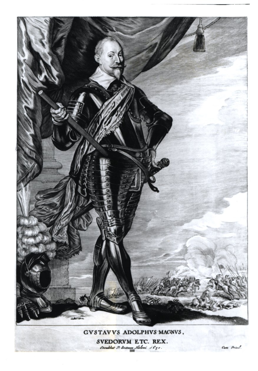 Porträt von Gustav Adolf der Große, König der Schweden (1592-1632), 1650 von Pieter Claesz Soutman