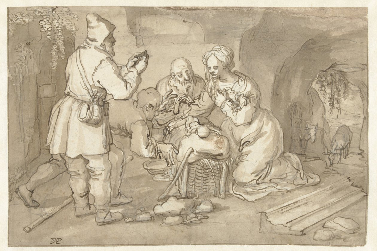 Anbetung der Hirten von Pieter Cornelisz. van Rijck