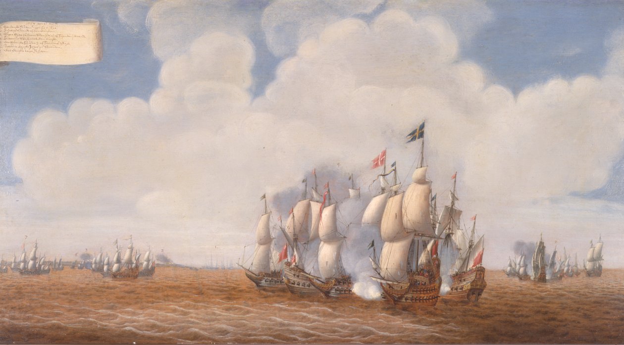 Die erste Schlacht von Öland am 31. Mai 1564 von Pieter Cornelisz van Soest