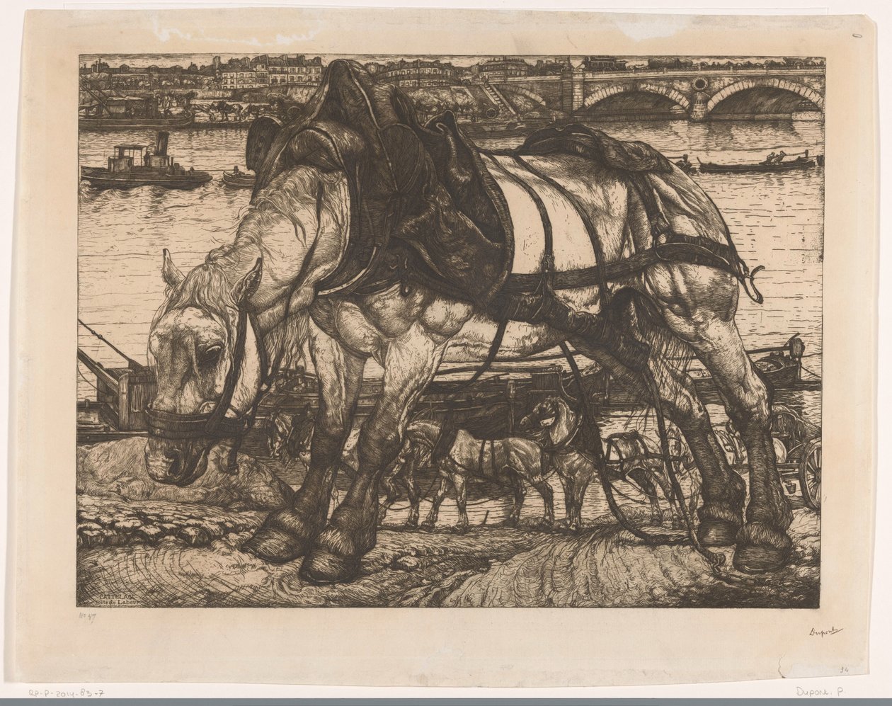 Bête de labeur von Pieter Dupont (signed by artist)