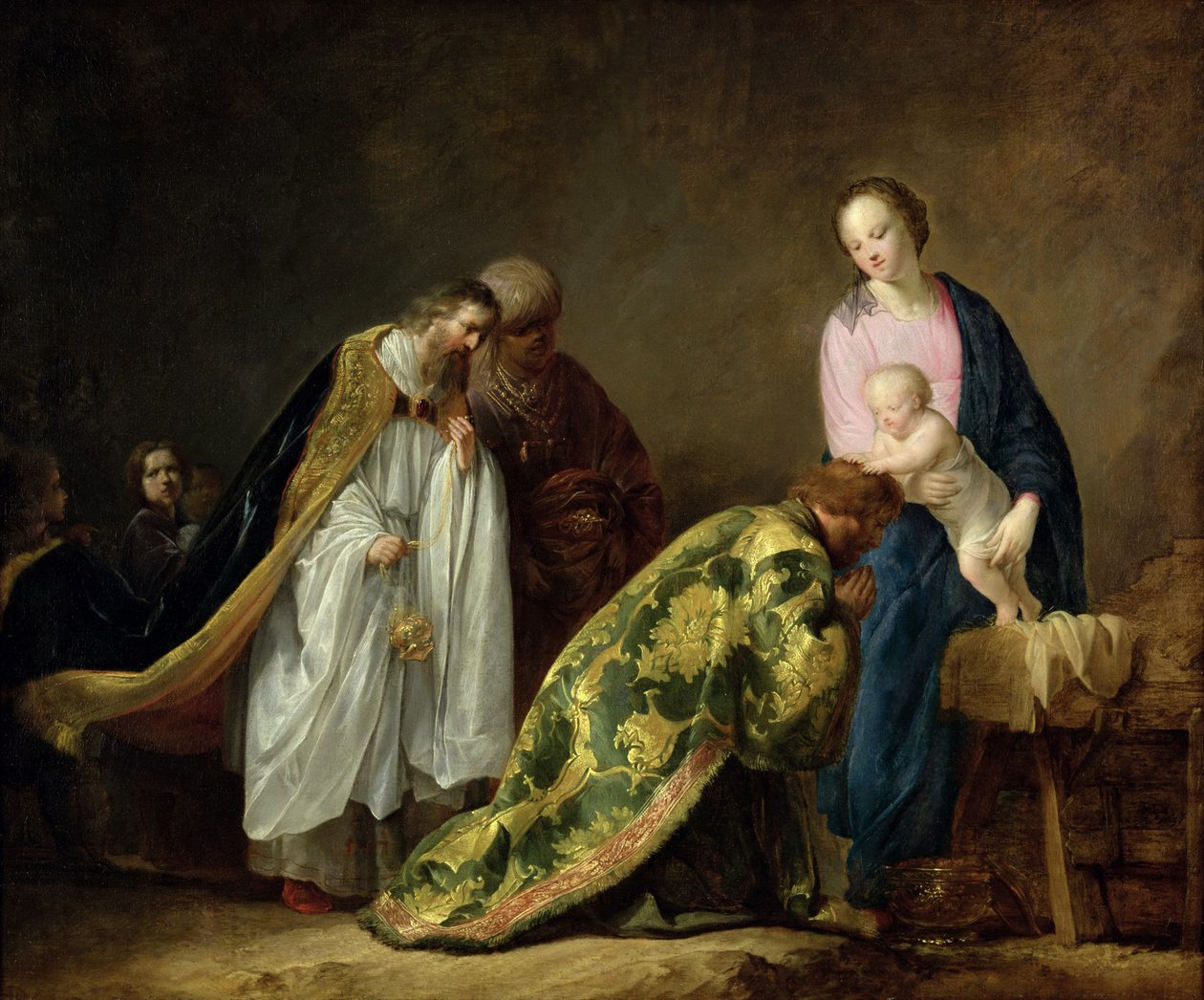 Die Anbetung der Heiligen Drei Könige, 1638 von Pieter Fransz de Grebber
