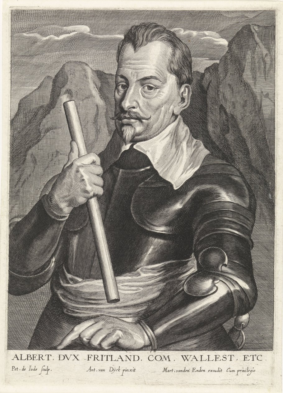 Albrecht von Wallenstein 1583-1634, ca. 1630 von Pieter I Jode de
