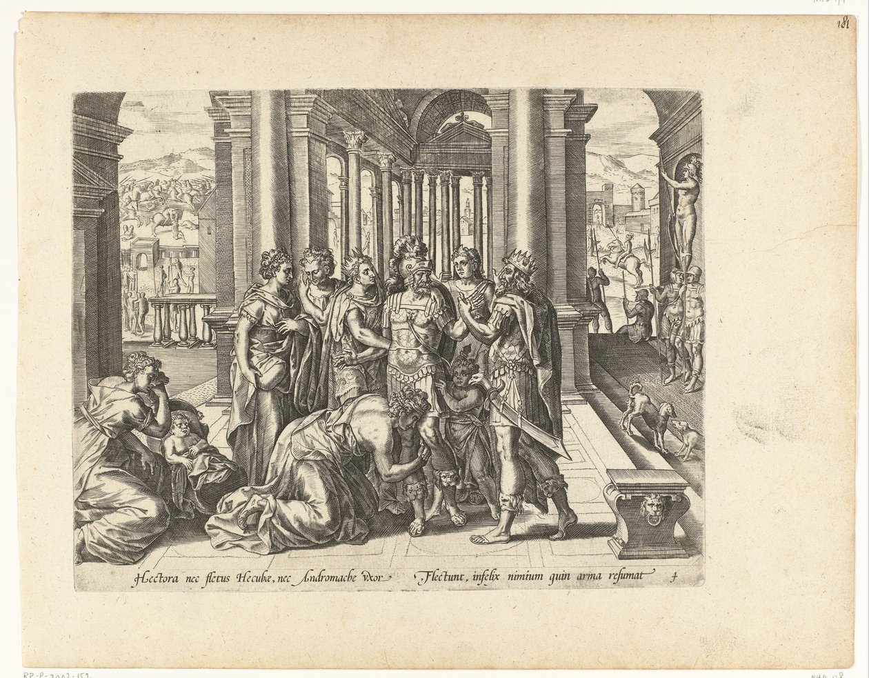 Abschied von Hector von Pieter Jalhea Furnius