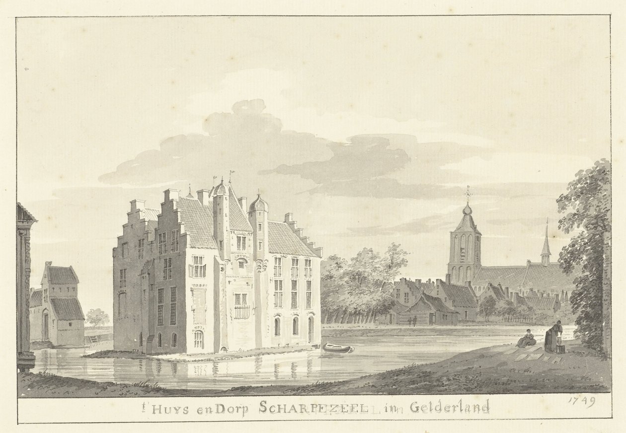 Das Haus und Dorf Scherpenzeel von Pieter Jan van Liender
