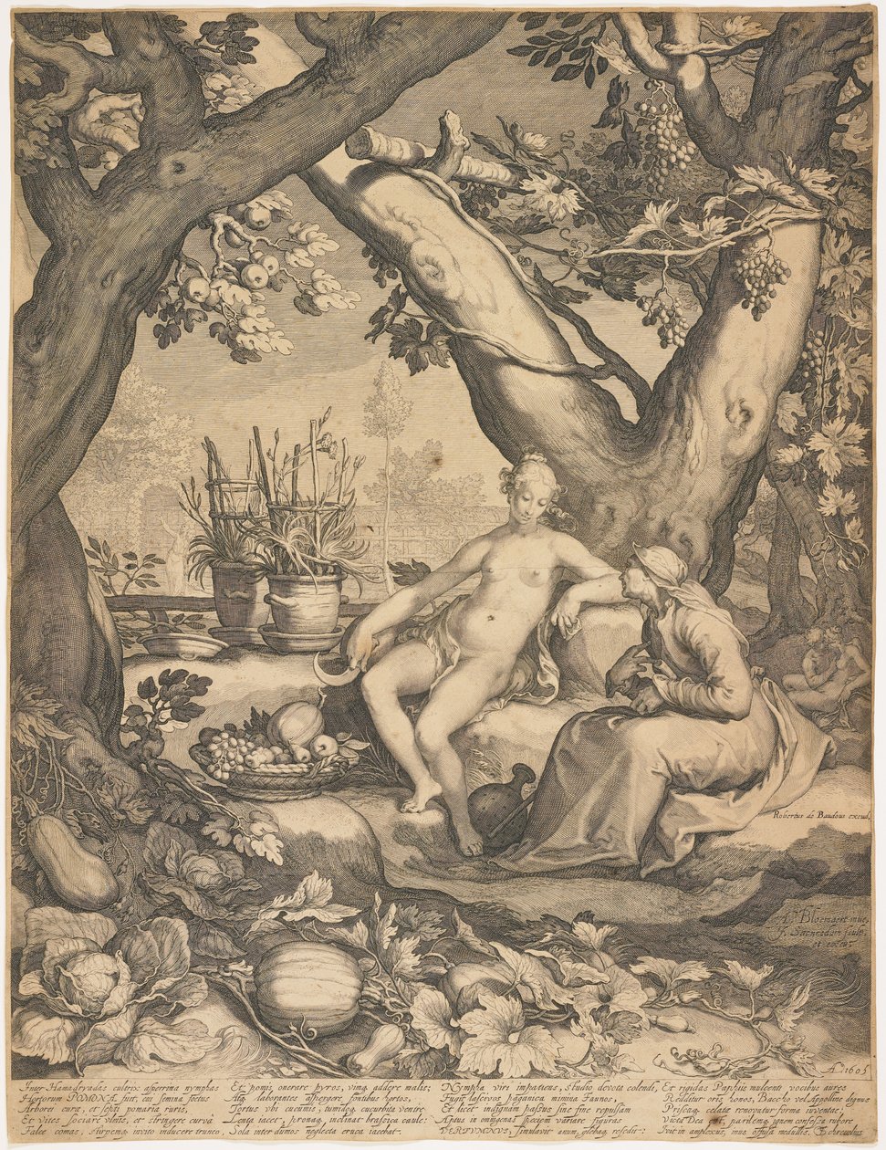 Vertumnus und Pomona von Pieter Jansz Saenredam
