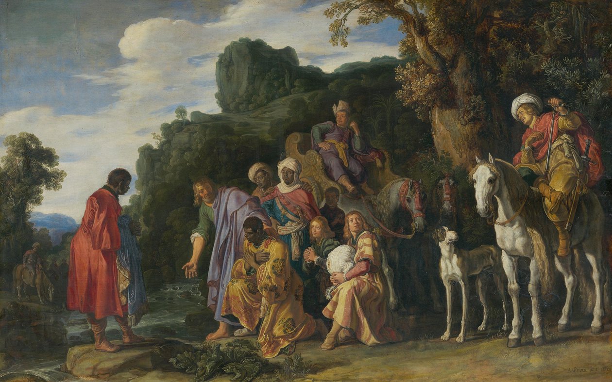Die Taufe des äthiopischen Kämmerers von Pieter Lastman