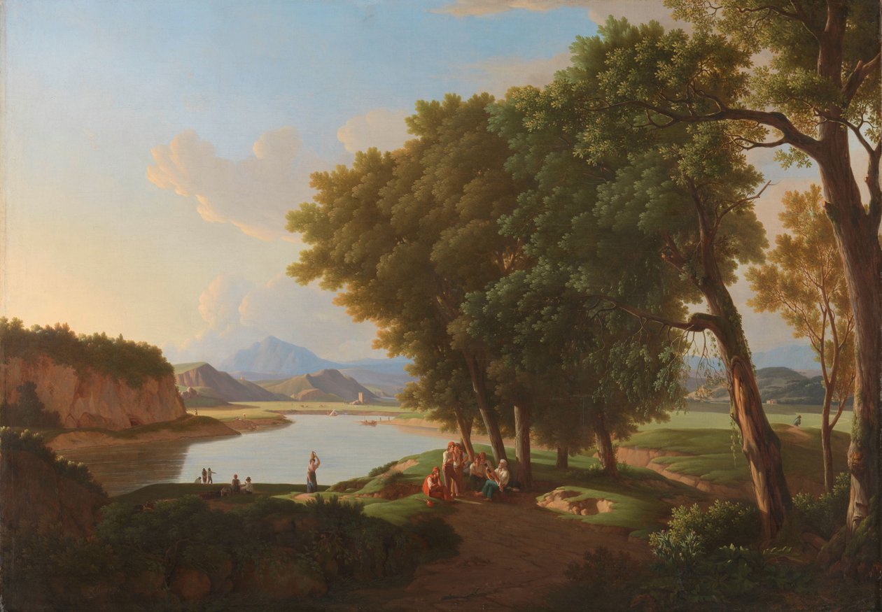 Die Aqua Cetosa bei Rom von Pieter Rudolph Kleijn