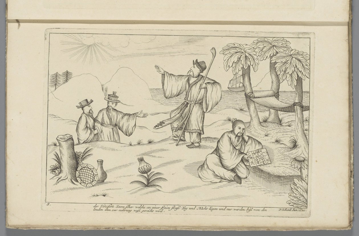 Chinesische Sterngucker von Pieter Schenk (II)