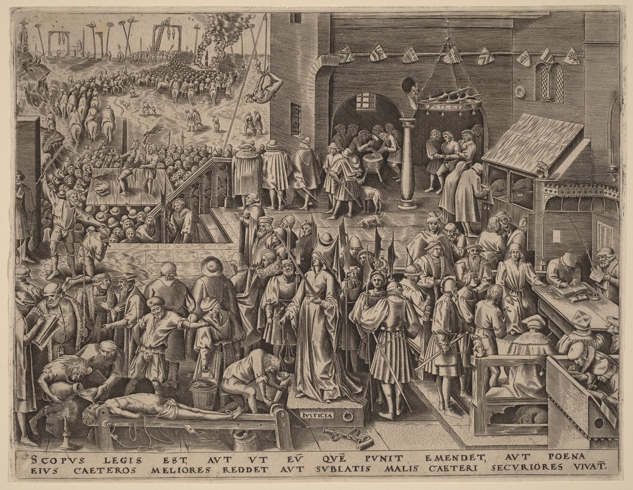 Gerechtigkeit von Pieter The Elder (after) Brueghel